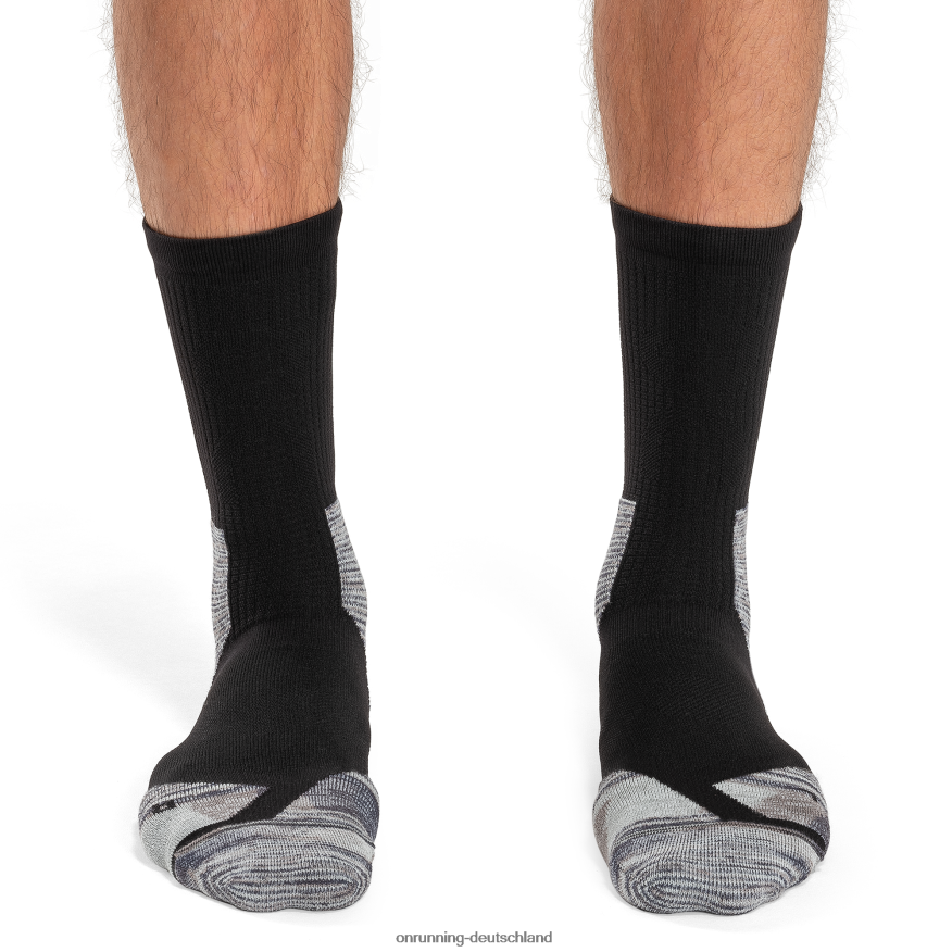 4TJ868600 Schwarz/Gletscher Explorer-Merino-Socke On Running