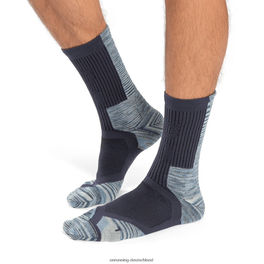 4TJ868601 Mitternacht/Kobalt Explorer-Merino-Socke On Running