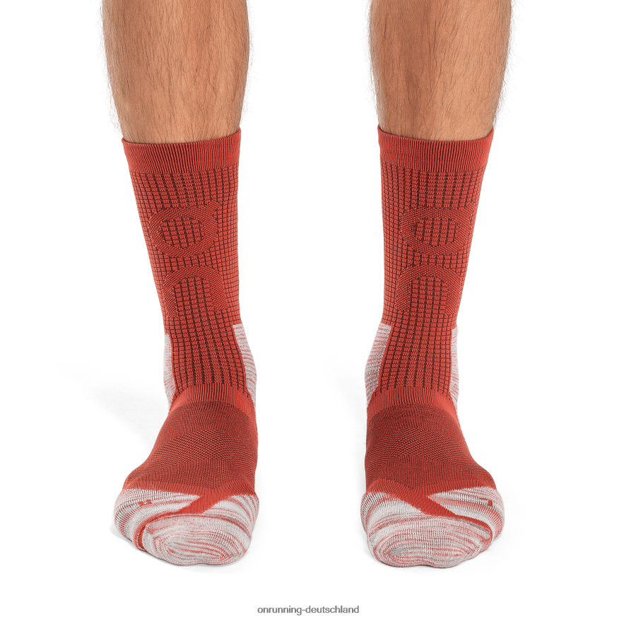 4TJ868602 Chili/Rot Explorer-Merino-Socke On Running