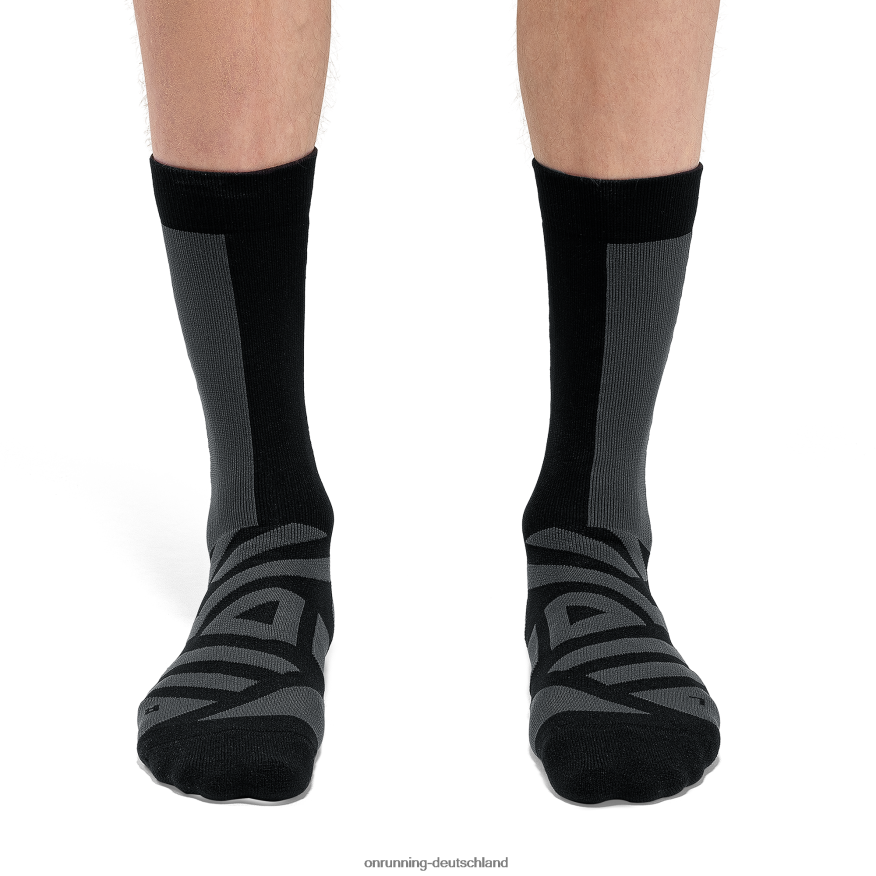 4TJ868700 schwarzer Schatten Performance-Hohe Socke On Running