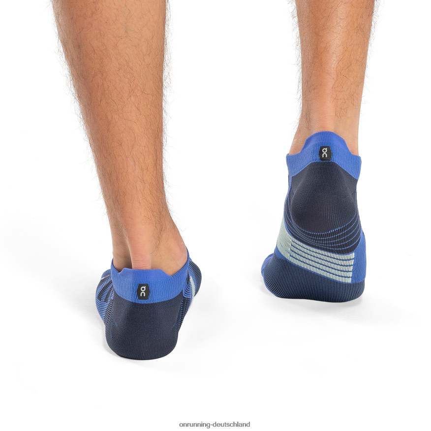 4TJ868748 Kobalt/Denim Performance-Niedrigsocke On Running