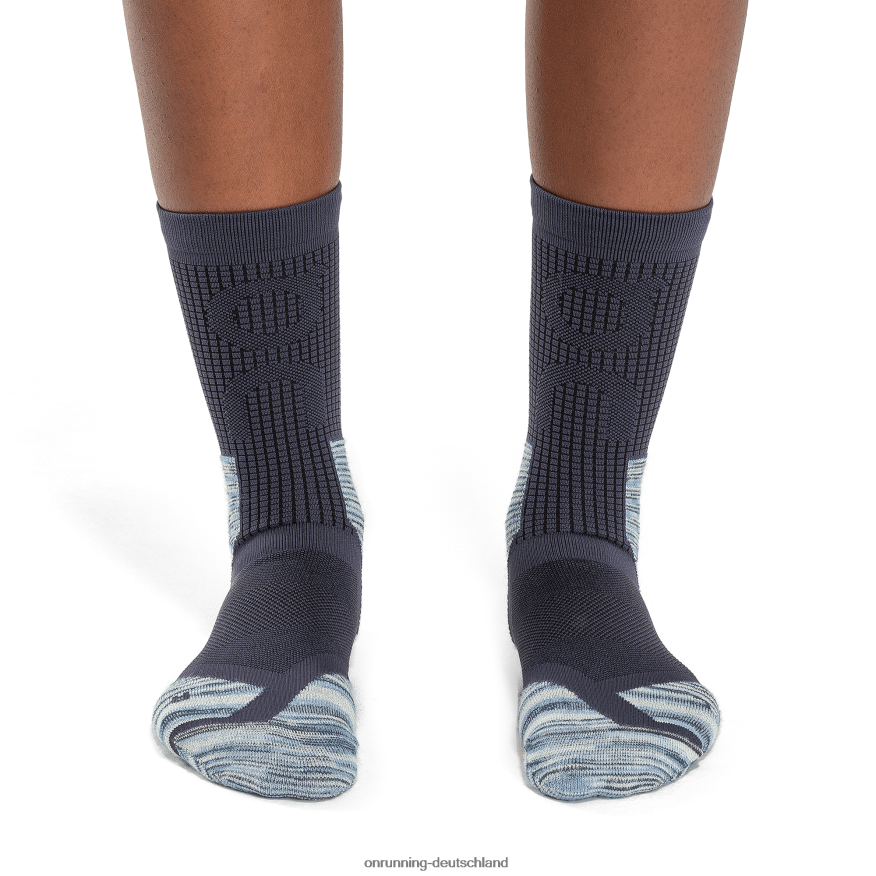 4TJ86880 Mitternacht/Kobalt Explorer-Merino-Socke On Running