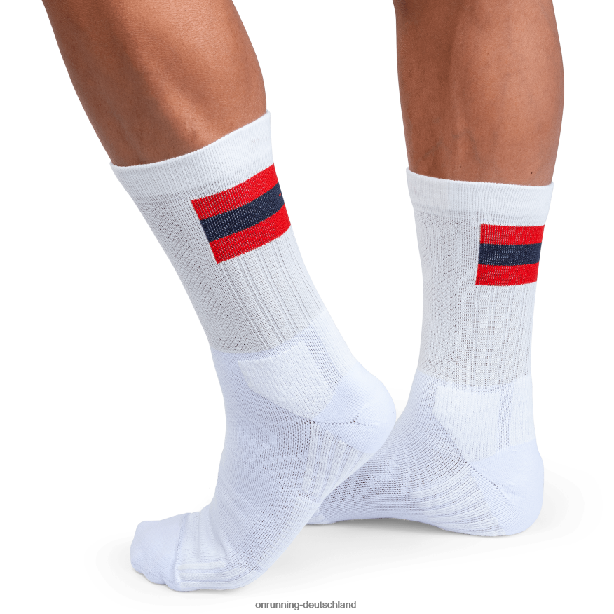 4TJ868949 weiß Rot Tennissocke On Running