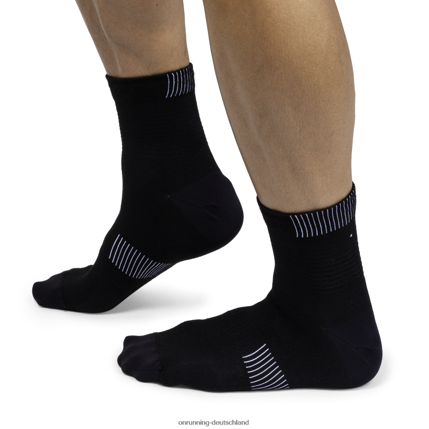 4TJ868951 Schwarz-Weiss Ultraleichte Mittelsocke On Running