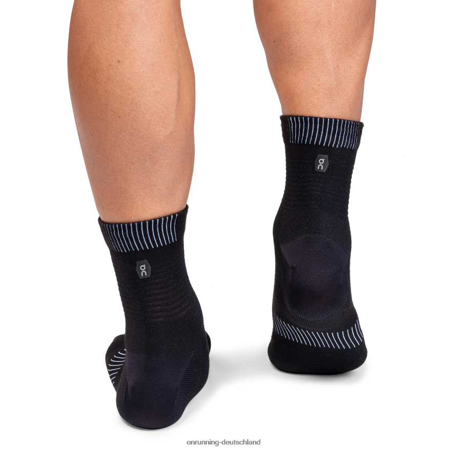 4TJ868951 Schwarz-Weiss Ultraleichte Mittelsocke On Running